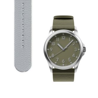 Mudita Radiant Automatic 32 mm & Textile Watch Strap