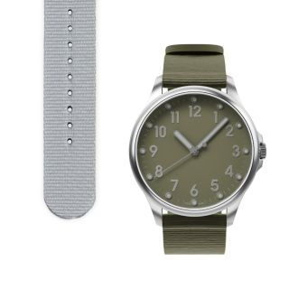 Mudita Radiant Automatic 40 mm & Textile Watch Strap