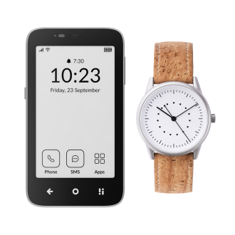 Mudita Kompakt phone & Moment White watch