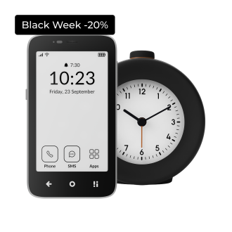 Mudita Kompakt phone & Bell 2 alarm clock