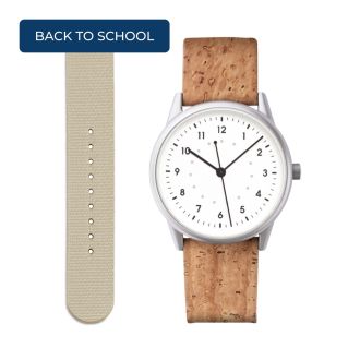 Mudita Moment NR Automatic & Textile Watch Strap