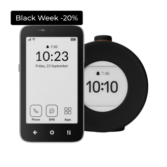 Mudita Kompakt phone & Harmony 2 alarm clock