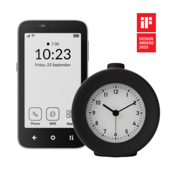 Mudita Kompakt phone & Bell 2 alarm clock