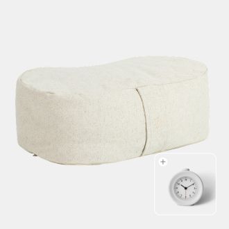 Mudita Oasis Memory Foam Cushion & Mudita Bell 2 Pebble Gray