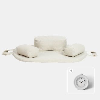 Mudita Oasis Memory Foam Set & Mudita Bell 2 Pebble Gray