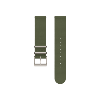 Textile Watch Strap Moss Green