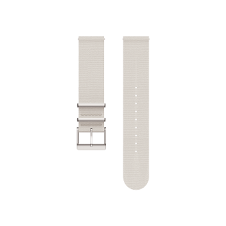 Textile Watch Strap Natural White