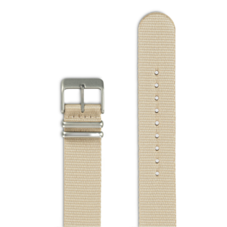 Textile Watch Strap Sand Beige