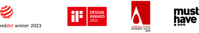 Brand recognized with international design awards