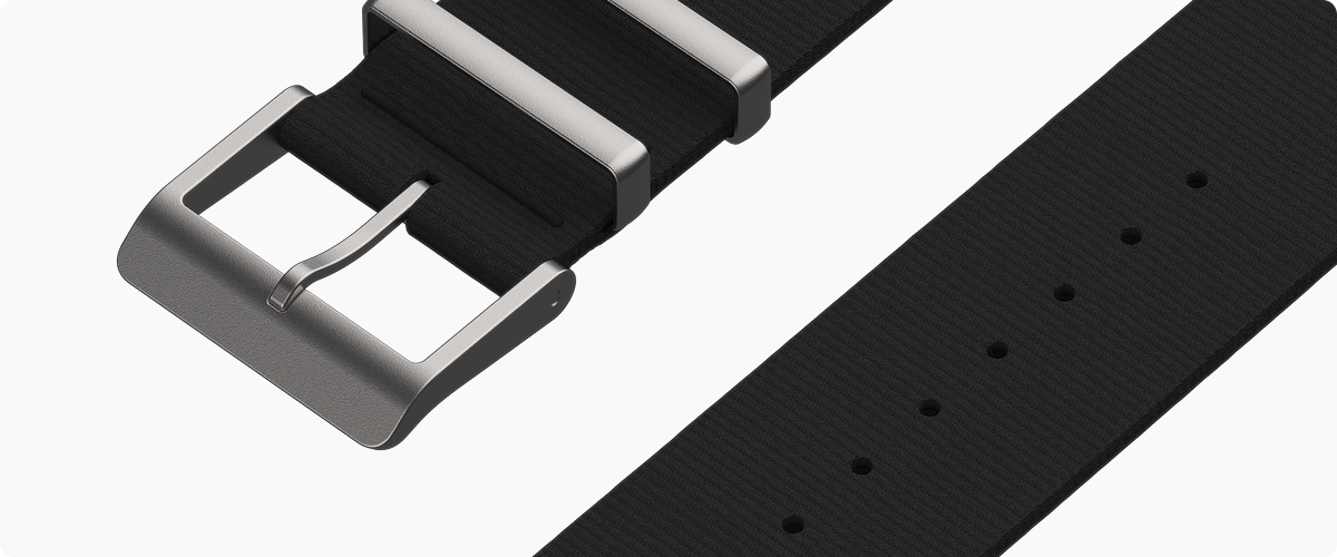 Textile strap for Mudita Watches