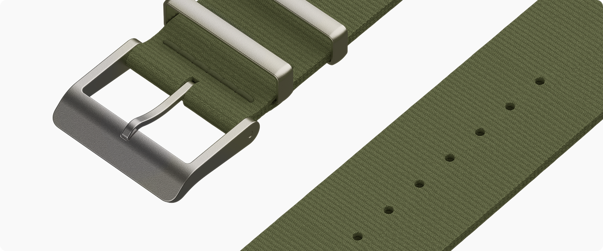 Textile strap for Mudita Watches